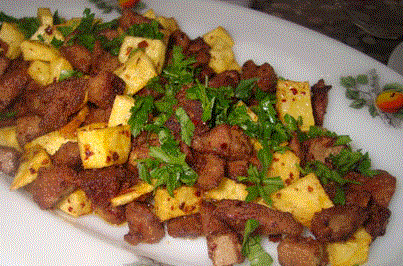 Ciğerli Patates Kızartması