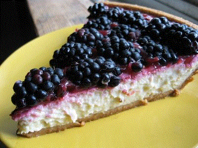 Böğürtlenli Cheesecake