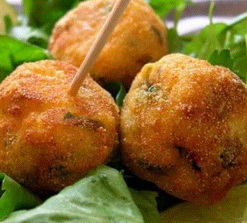 Peynirli Ekmek Köftesi