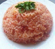 Domatesli Pirinç Pilavı