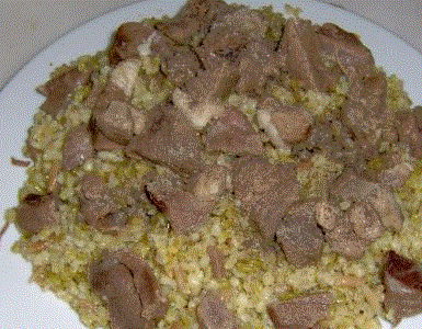 Etli Firik Pilavı