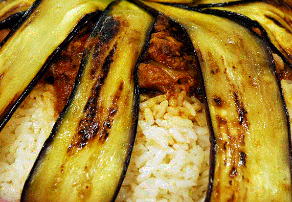 Patlıcanlı Pilav