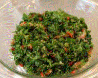 Yeşil Soğanlı Maydanoz Salatası