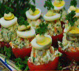 Domates Çanağında Patates Salatası
