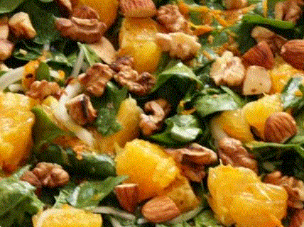 Portakallı Ispanak Salatası