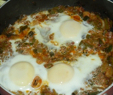 yumurtalı pırasa Kavurması