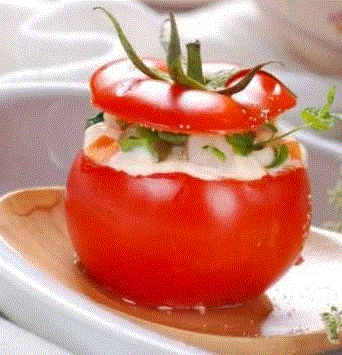 Peynirli Domates Dolması