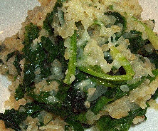 Ispanaklı Risotto