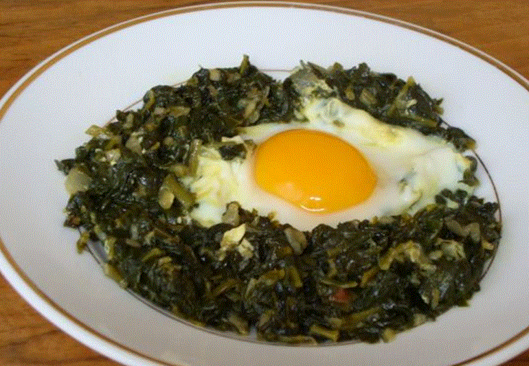 ıspanaklı yumurta