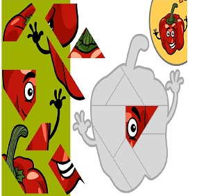 okul öncesi çocuklar için Puzzle çalışma sayfaları