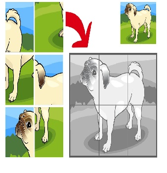 okul öncesi çocuklar için Puzzle çalışma sayfaları