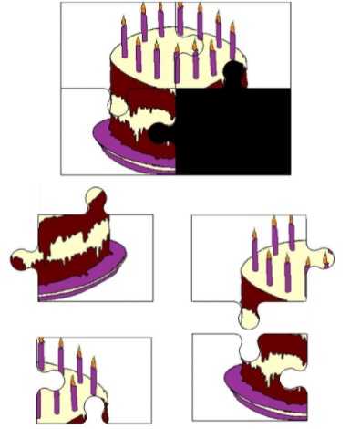 okul öncesi çocuklar için Puzzle çalışma sayfaları