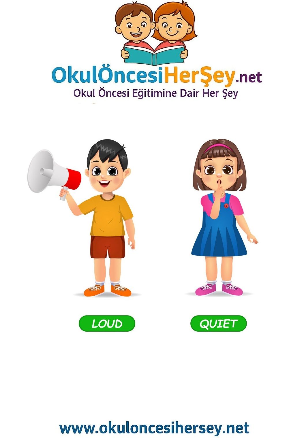 Çocuklar İçin   Zıt Kavramlar  