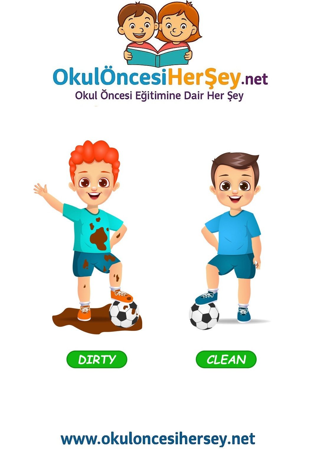 Çocuklar İçin   Zıt Kavramlar  