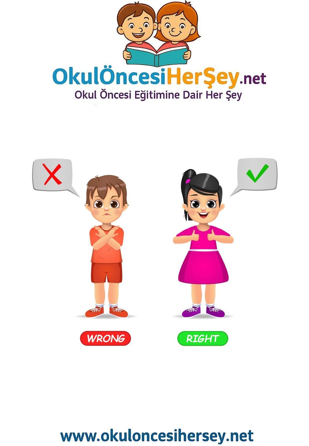 Çocuklar İçin   Zıt Kavramlar  