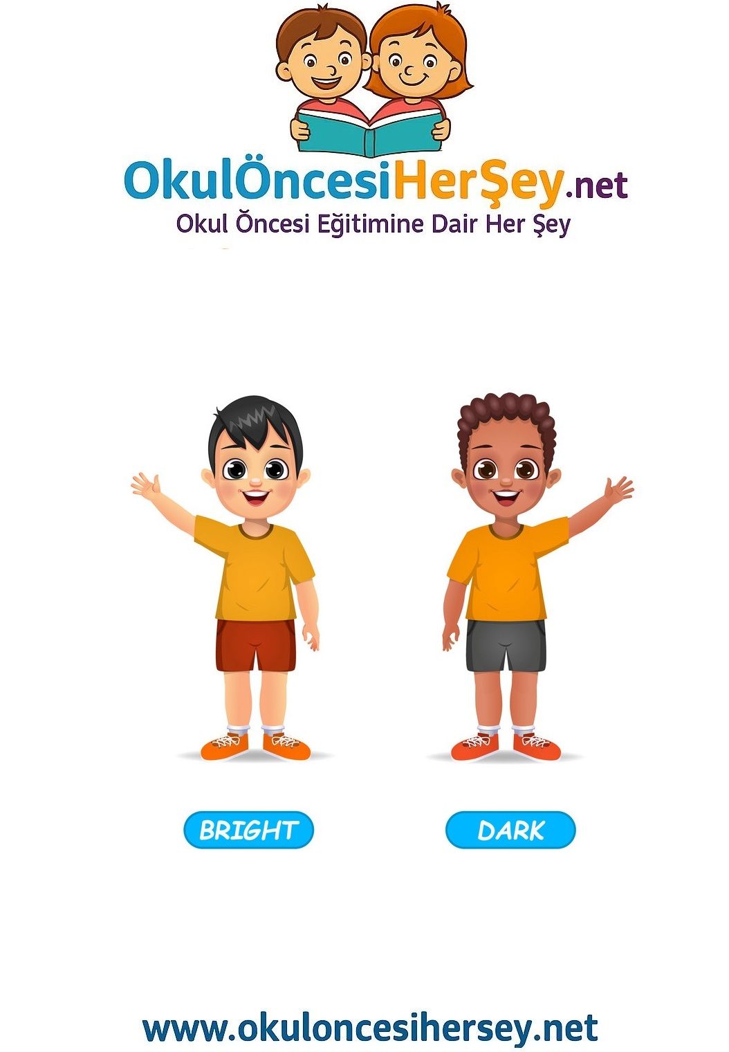 Çocuklar İçin   Zıt Kavramlar  