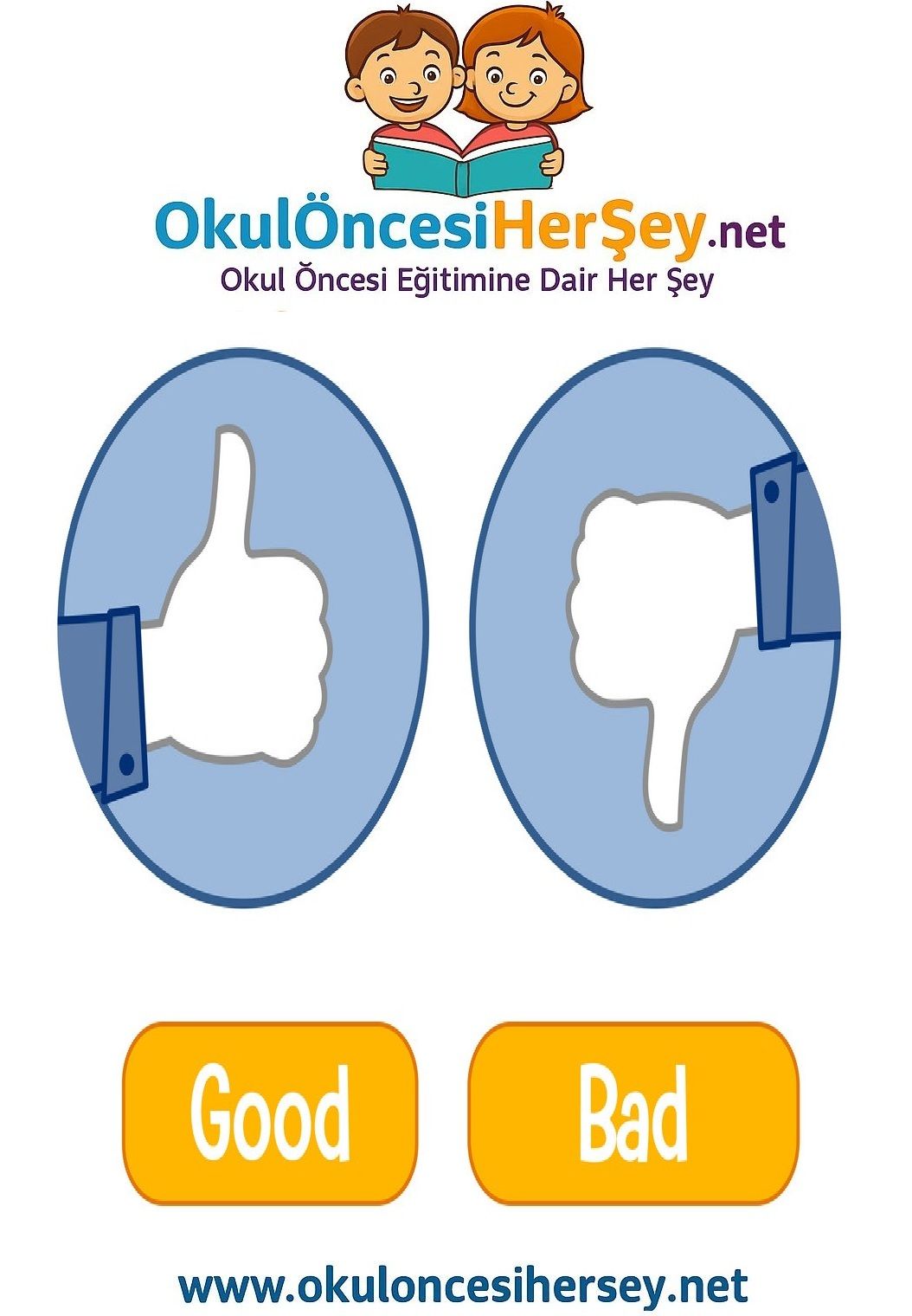 Çocuklar İçin   Zıt Kavramlar  