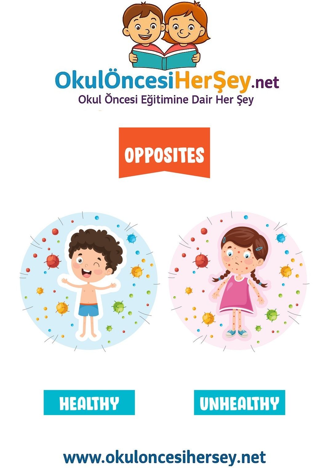 Çocuklar İçin   Zıt Kavramlar  