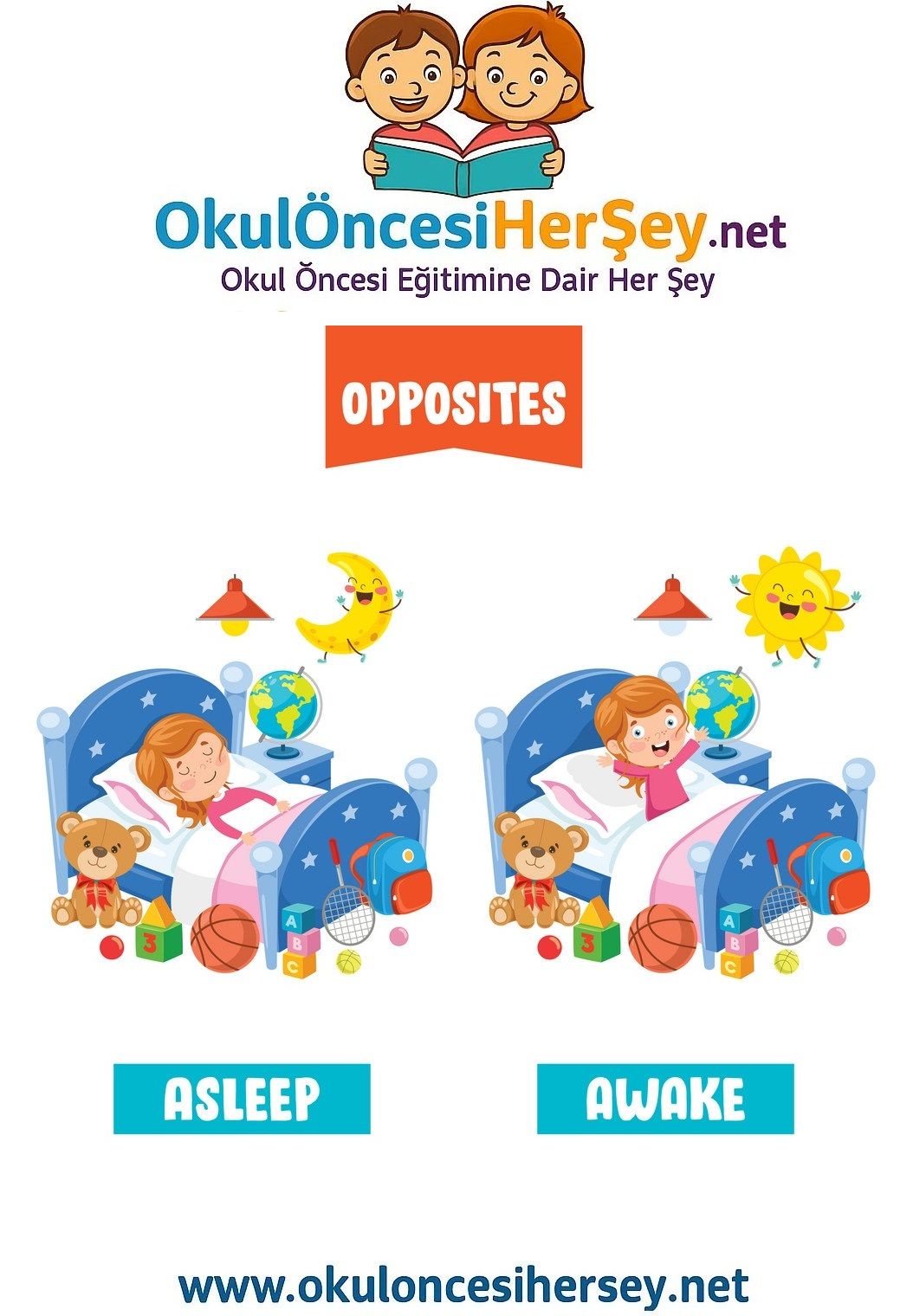 Çocuklar İçin   Zıt Kavramlar  