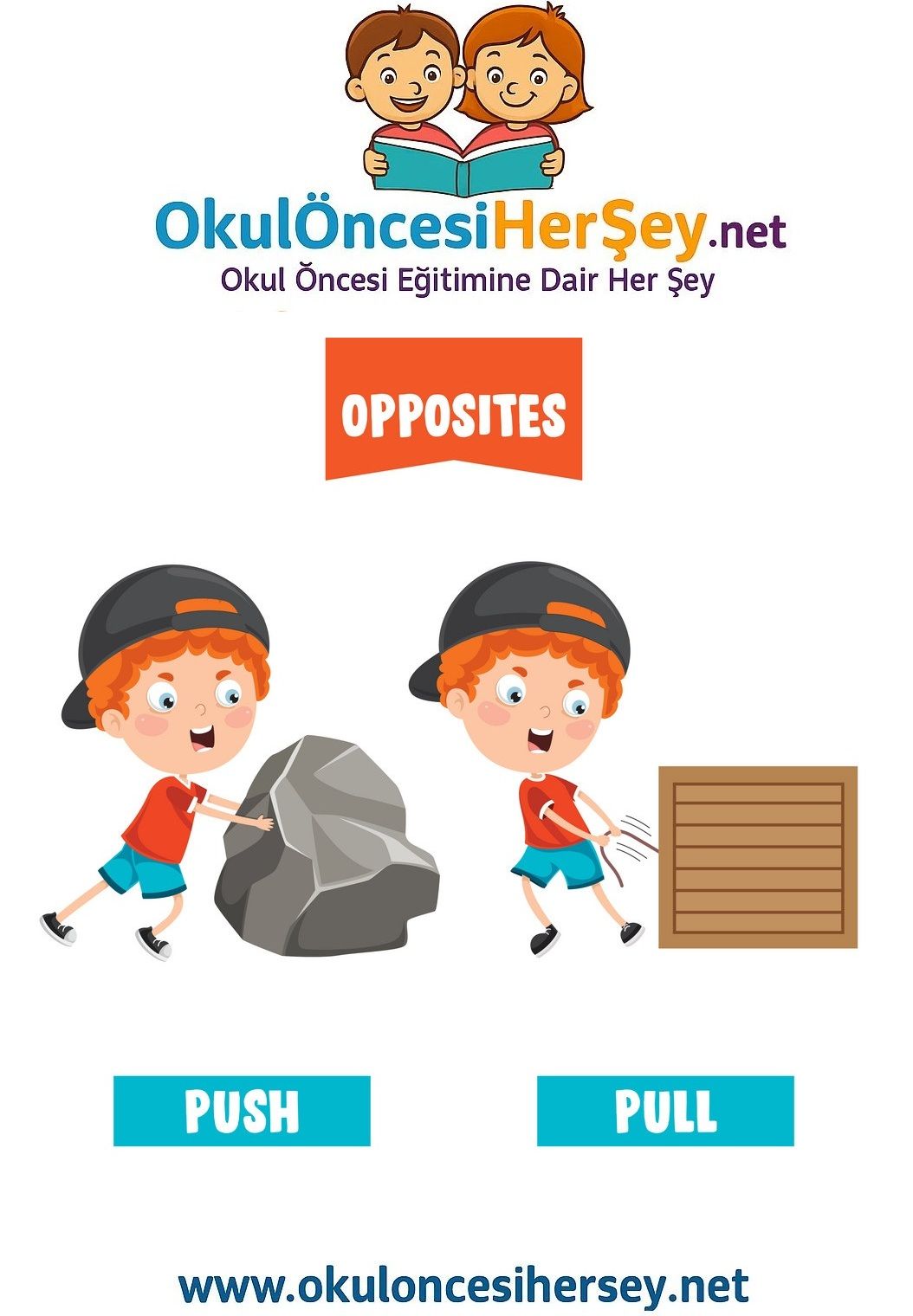Çocuklar İçin   Zıt Kavramlar  