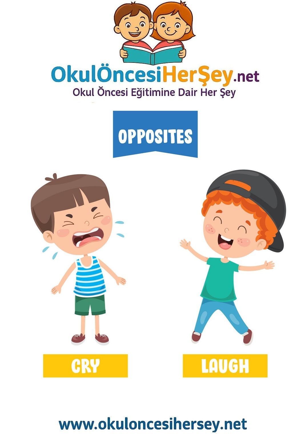 Çocuklar İçin   Zıt Kavramlar  