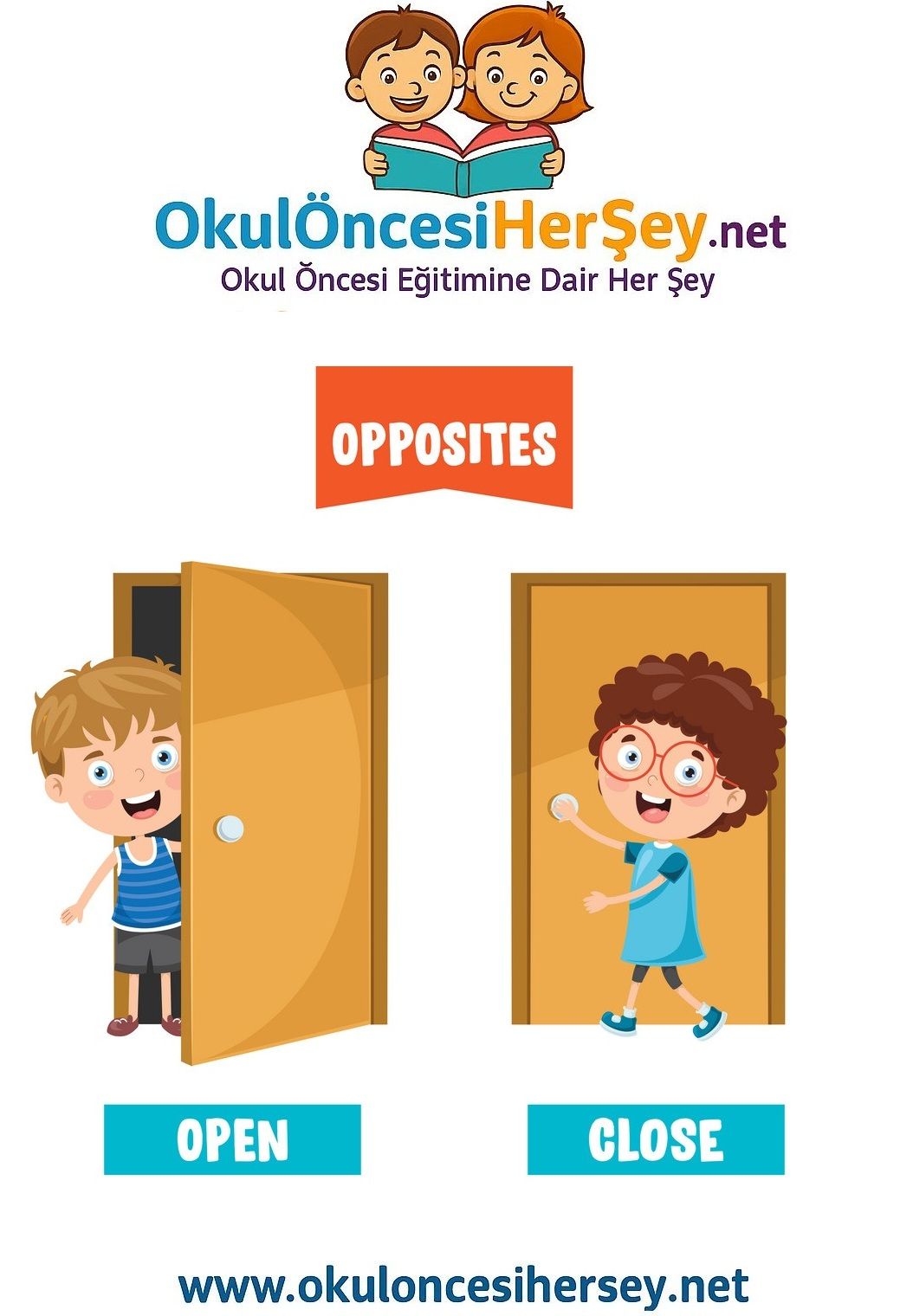 Çocuklar İçin   Zıt Kavramlar  