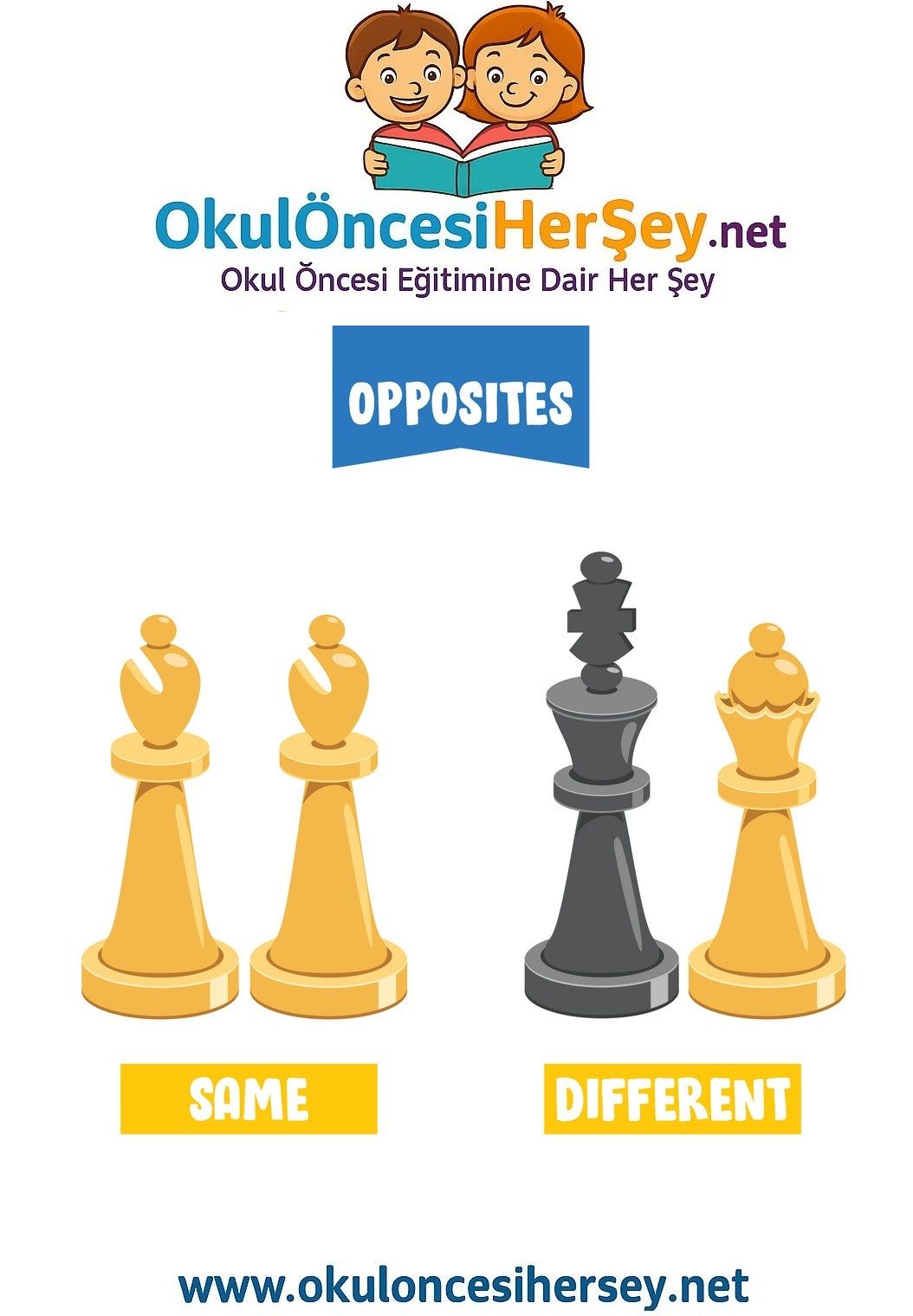 Çocuklar İçin   Zıt Kavramlar  