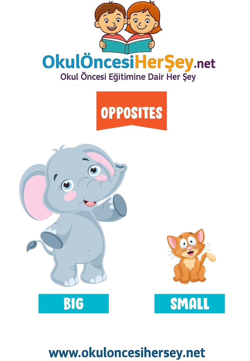 Çocuklar İçin   Zıt Kavramlar  