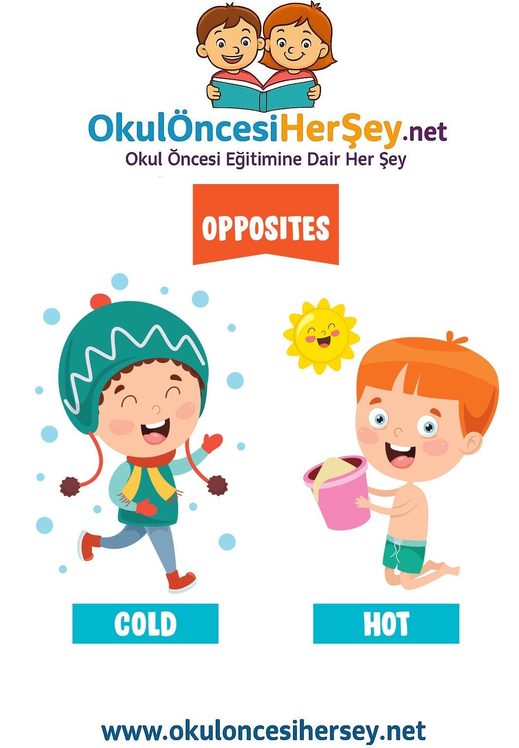 Çocuklar İçin   Zıt Kavramlar  
