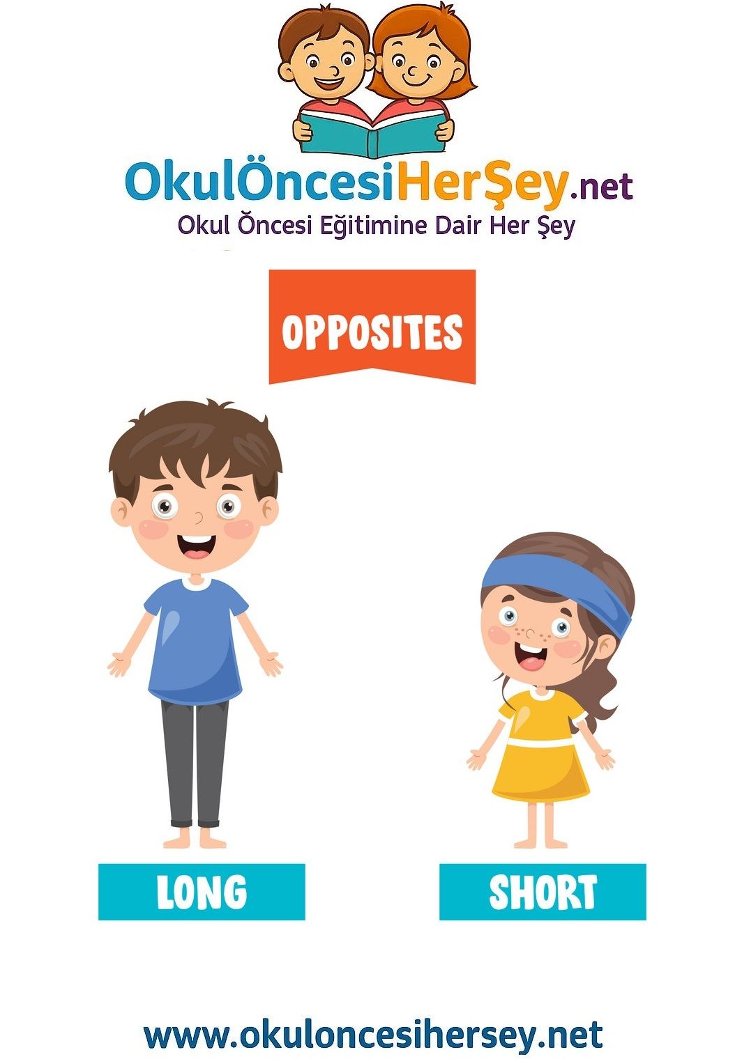 Çocuklar İçin   Zıt Kavramlar  