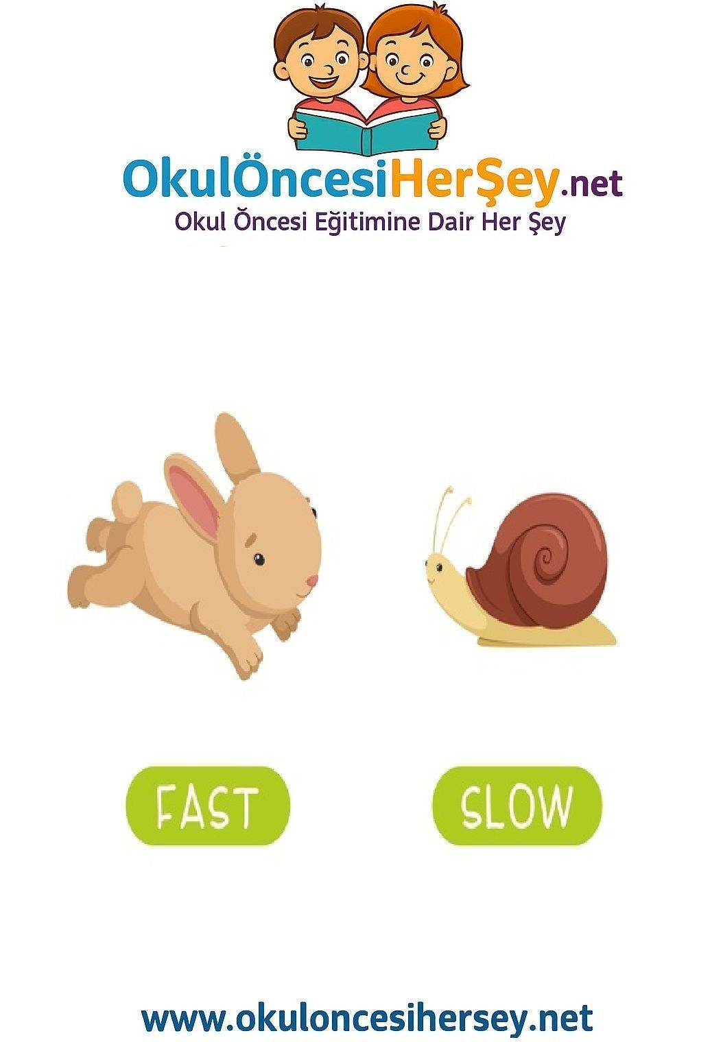 Çocuklar İçin   Zıt Kavramlar  