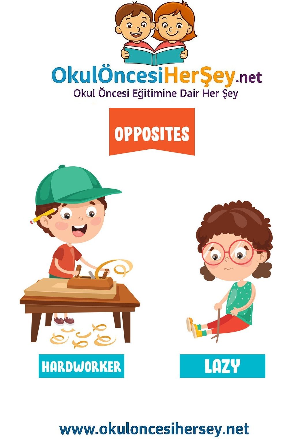 Çocuklar İçin   Zıt Kavramlar  