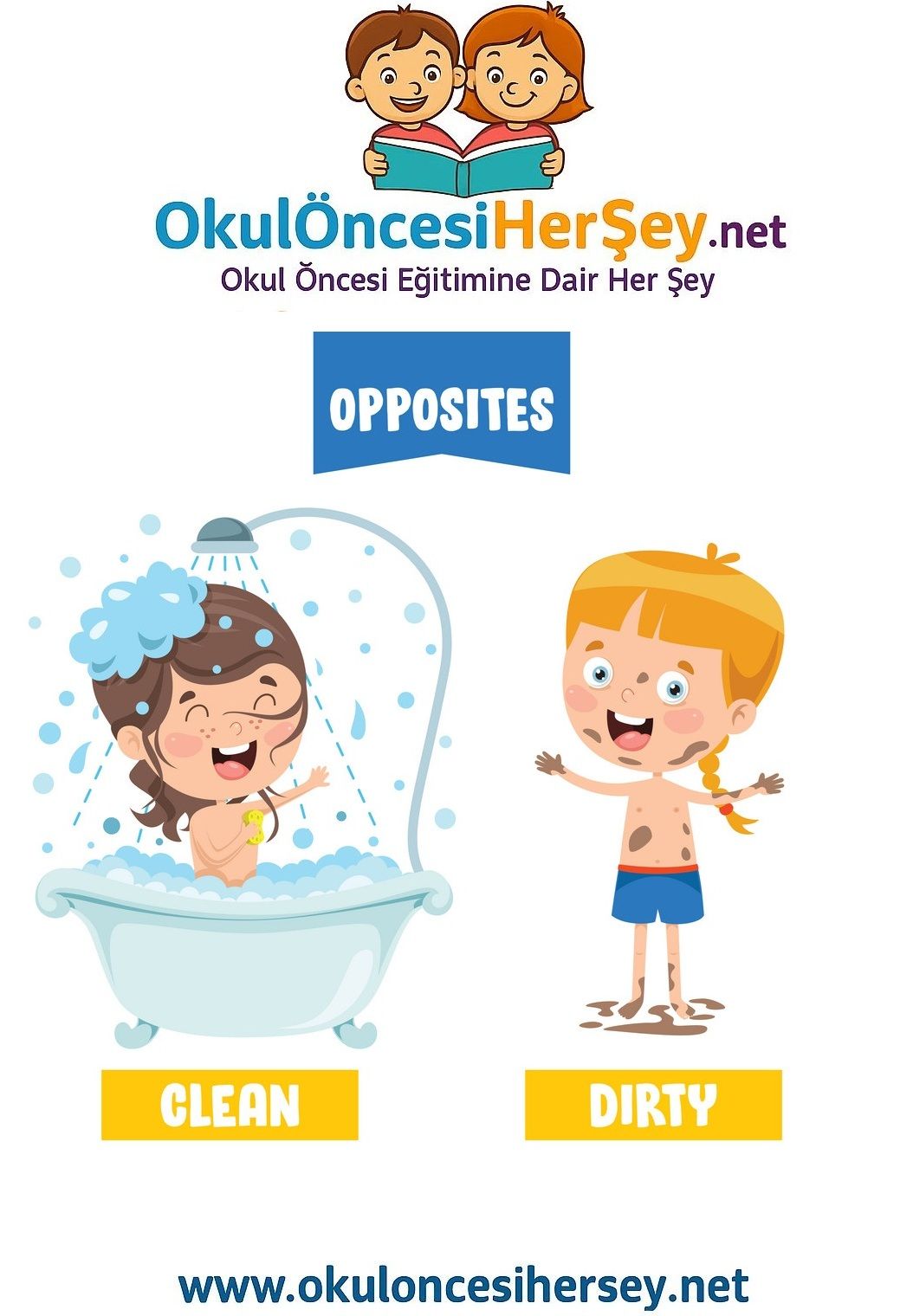 Çocuklar İçin   Zıt Kavramlar  