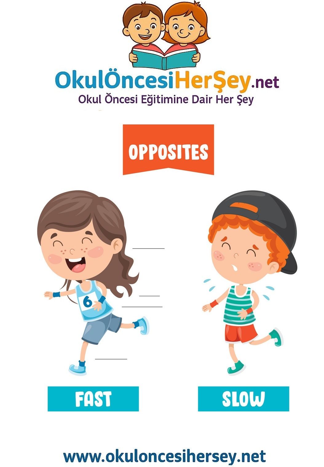 Çocuklar İçin   Zıt Kavramlar  