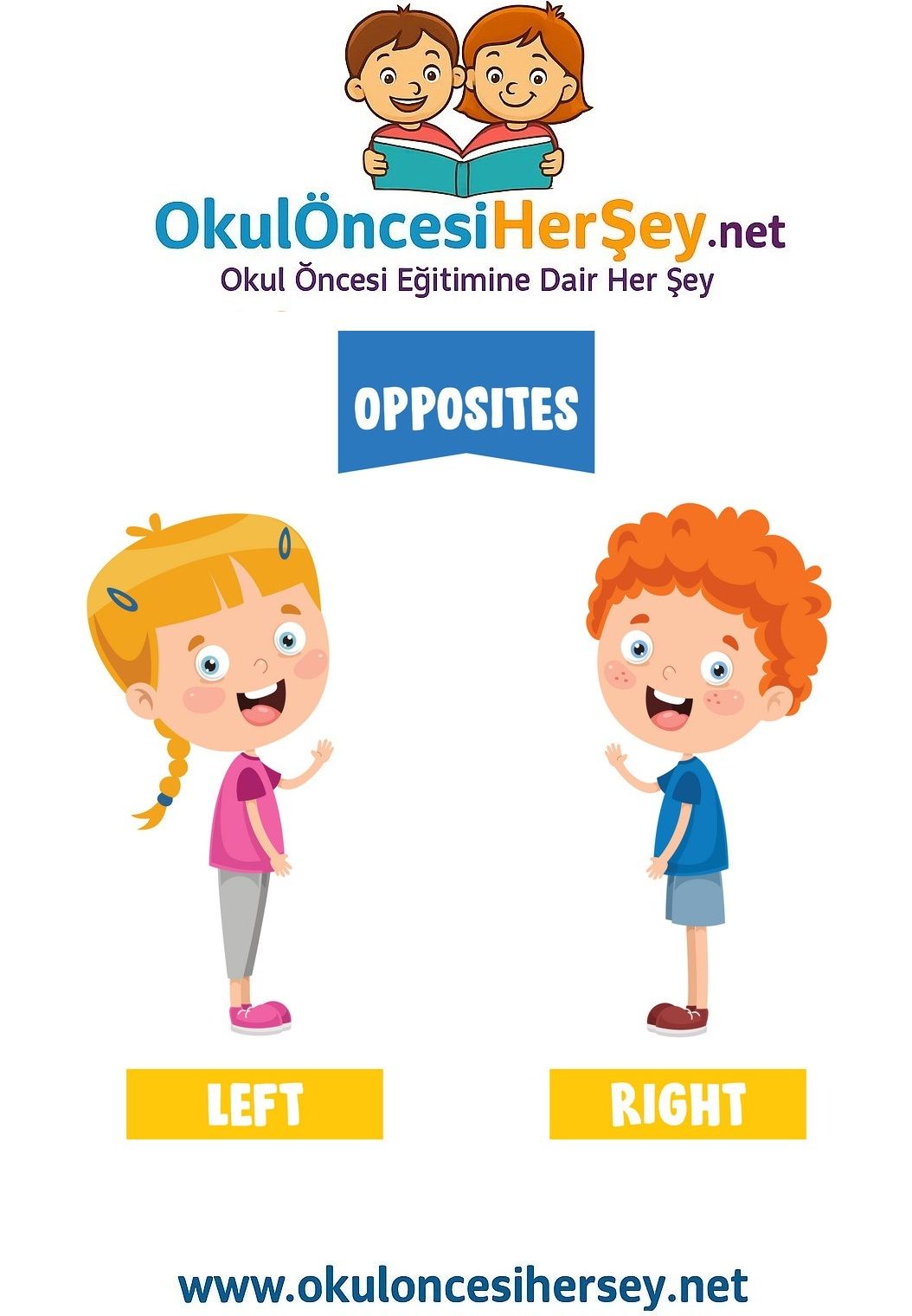Çocuklar İçin   Zıt Kavramlar  