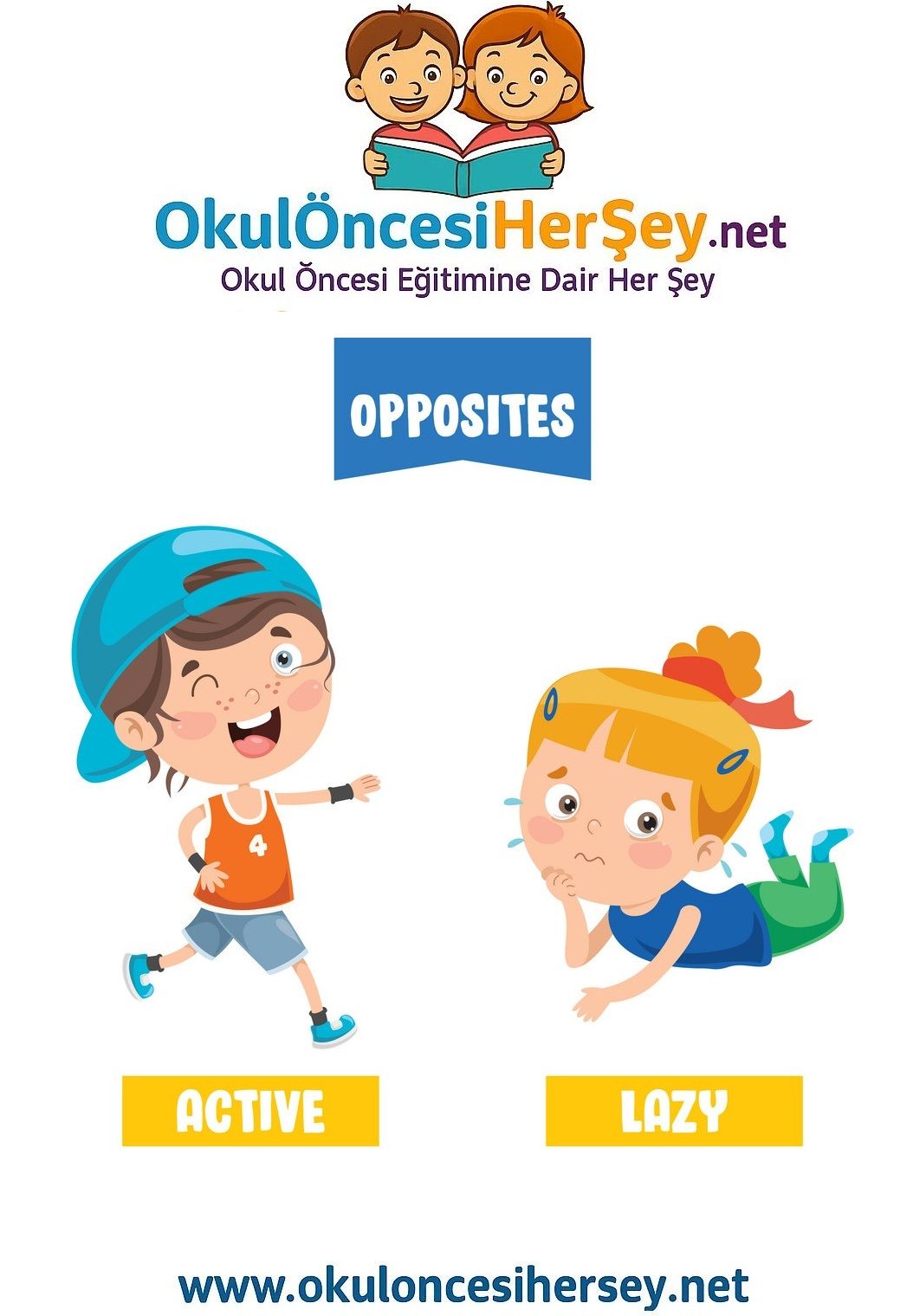 Çocuklar İçin   Zıt Kavramlar  