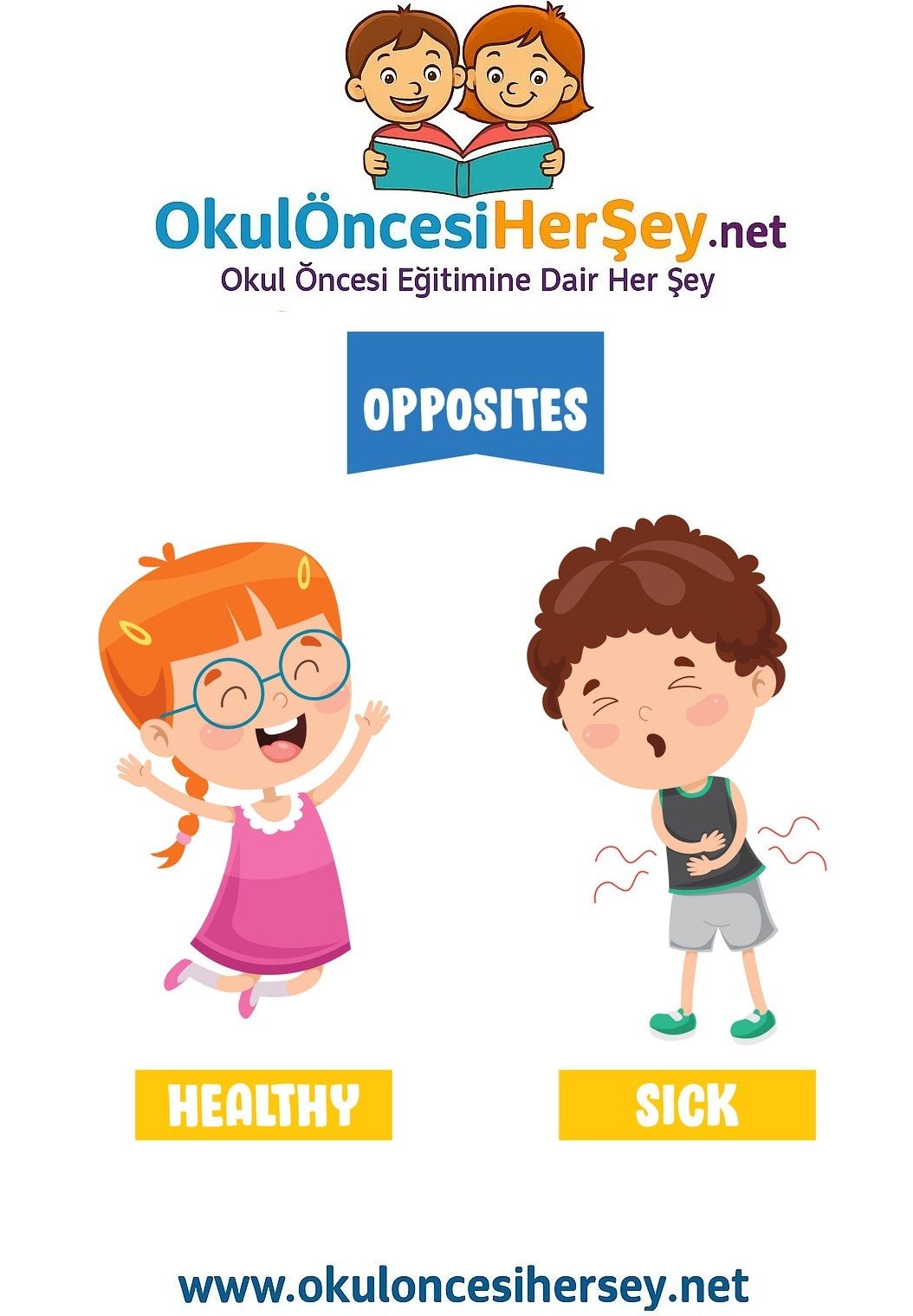 Çocuklar İçin   Zıt Kavramlar  