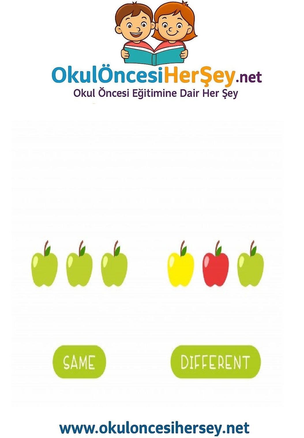 Çocuklar İçin   Zıt Kavramlar  