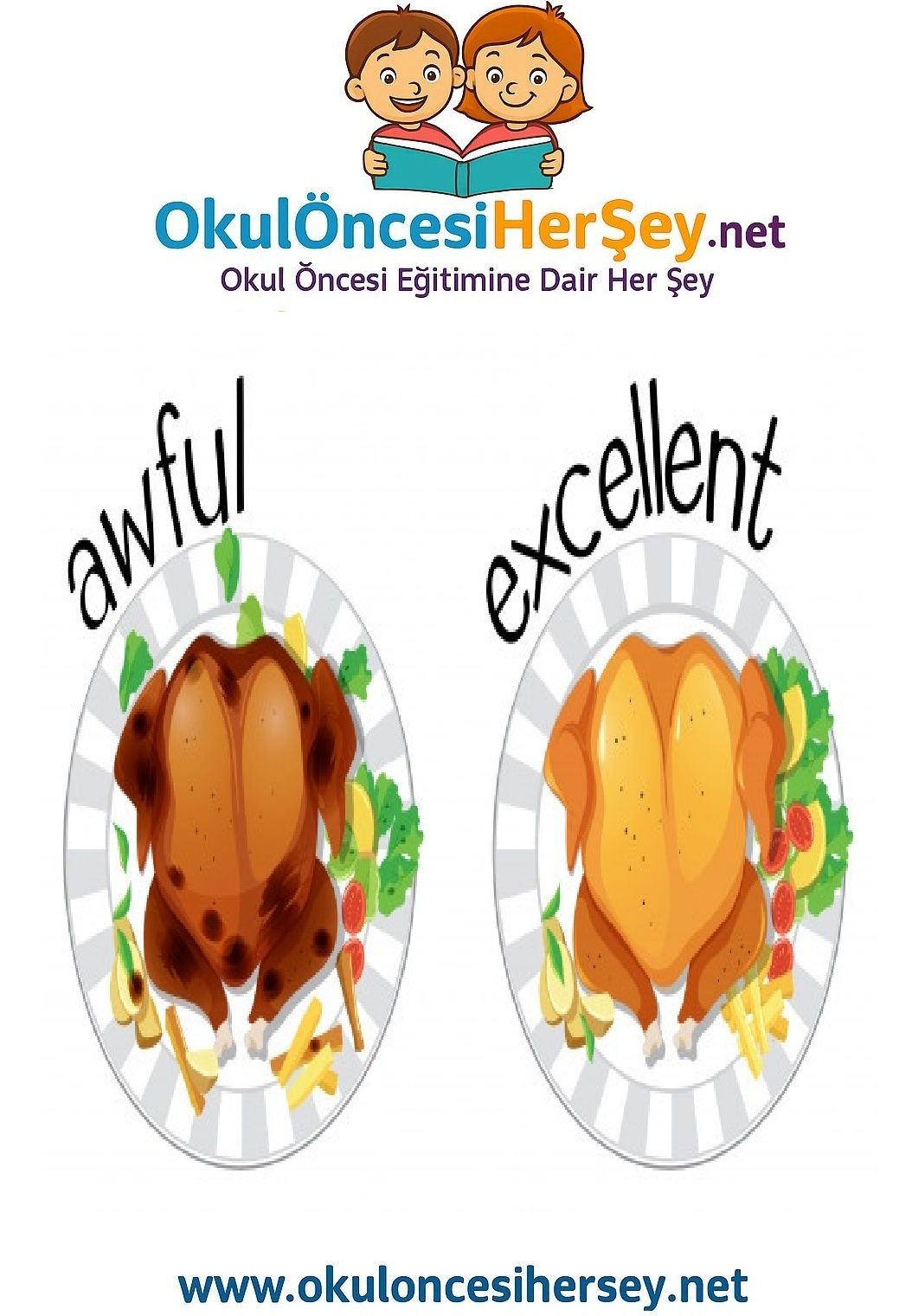 Çocuklar İçin   Zıt Kavramlar  