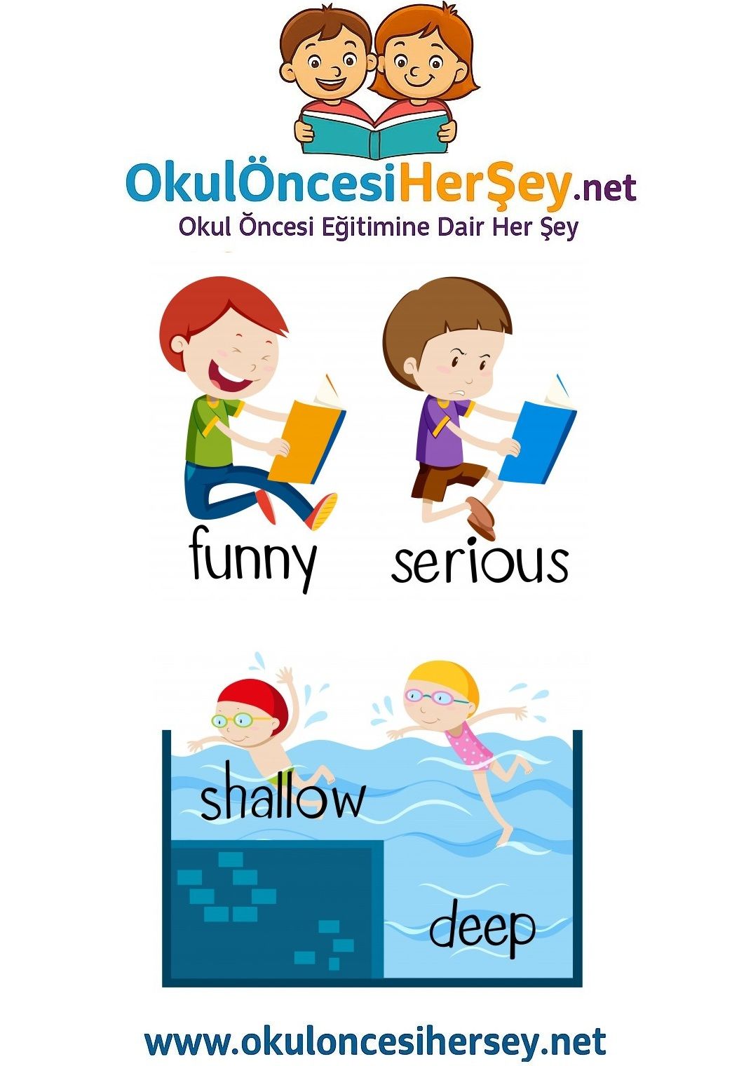 Çocuklar İçin   Zıt Kavramlar  