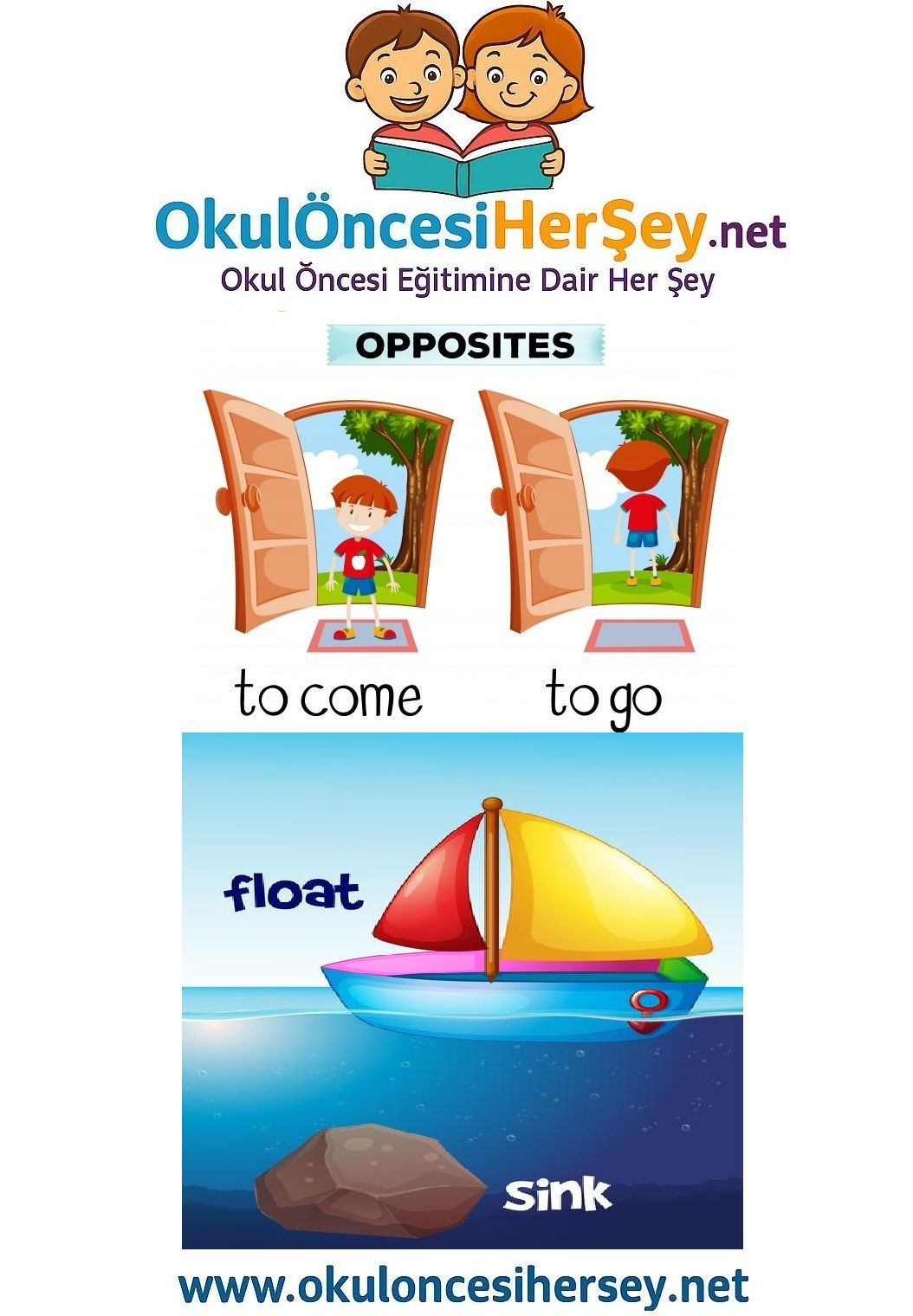 Çocuklar İçin   Zıt Kavramlar  