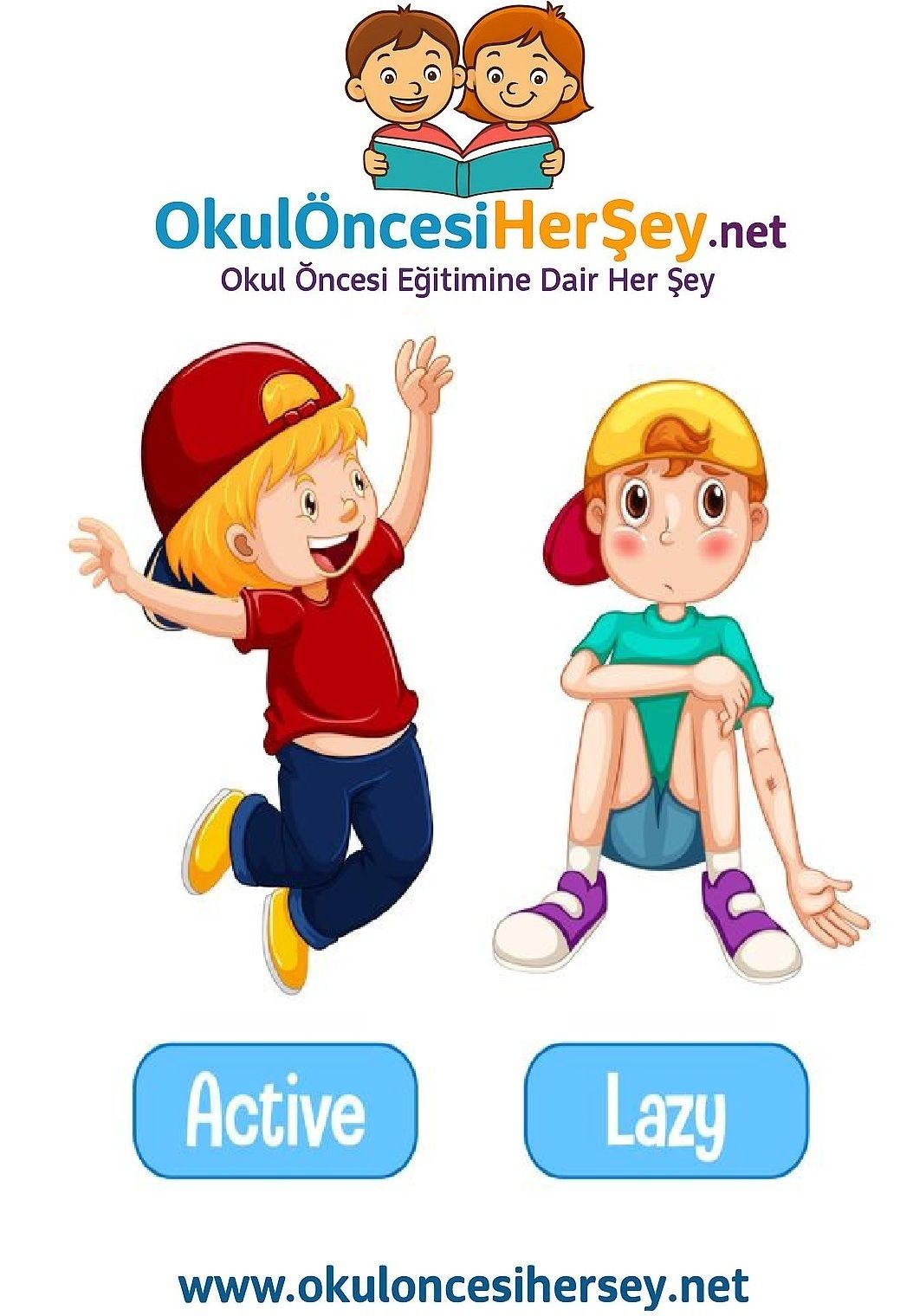 Çocuklar İçin   Zıt Kavramlar  