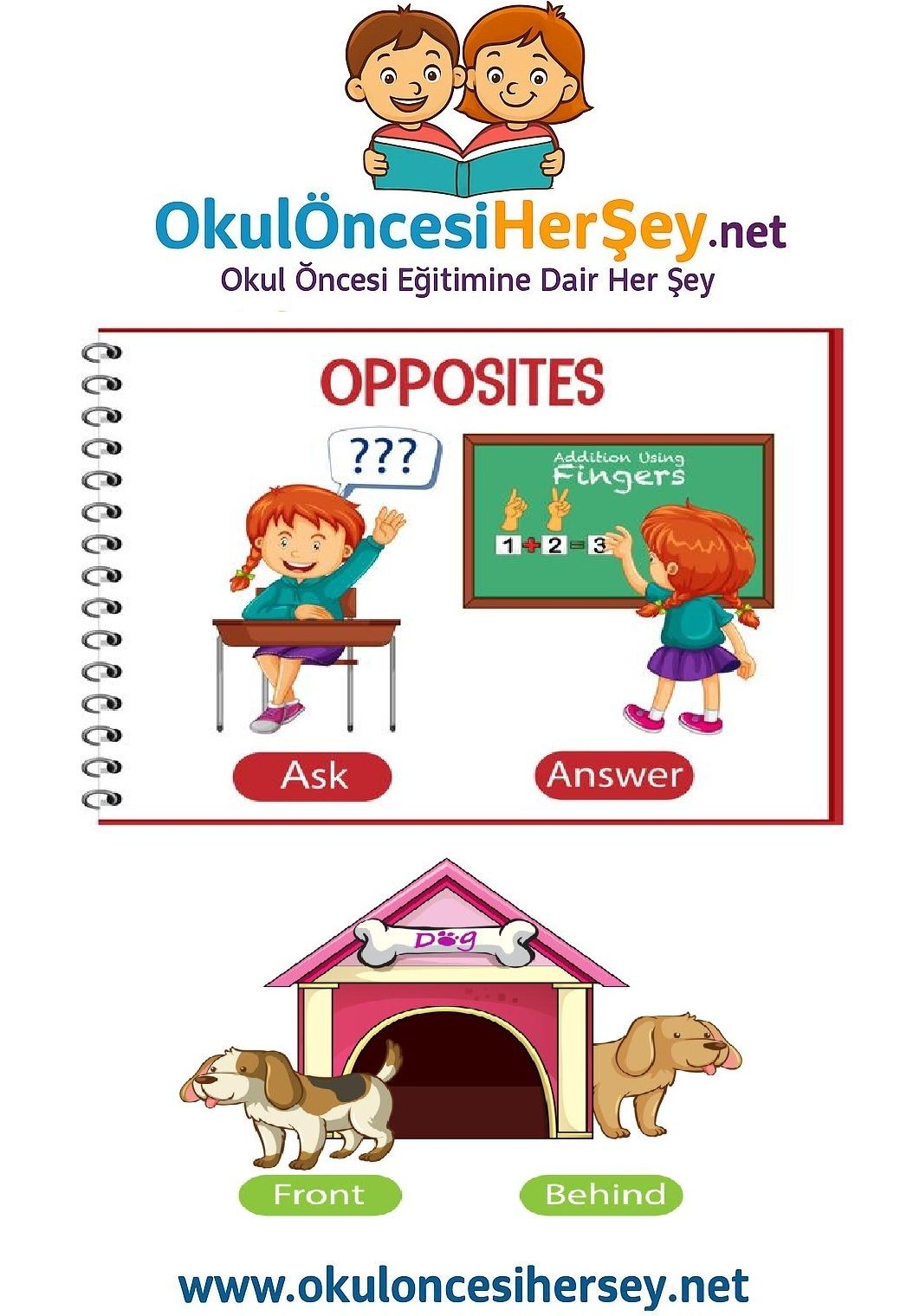 Çocuklar İçin   Zıt Kavramlar  