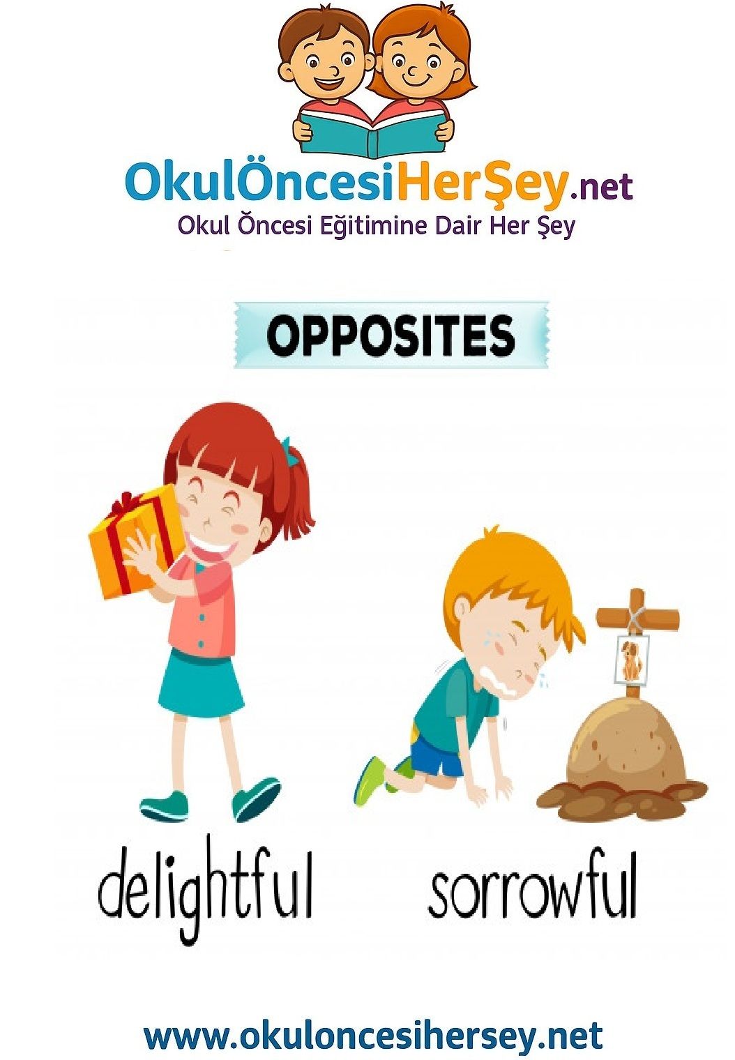 Çocuklar İçin   Zıt Kavramlar  