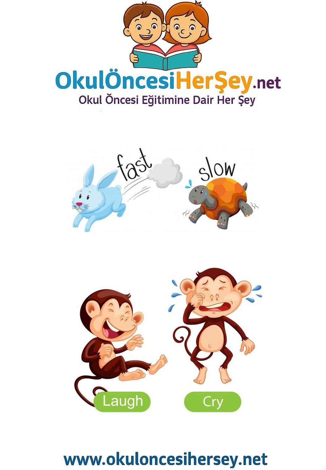 Çocuklar İçin   Zıt Kavramlar  