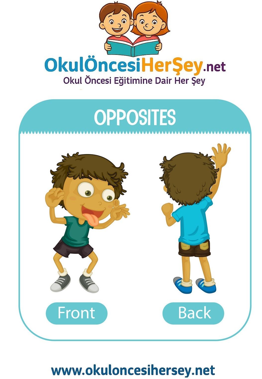 Çocuklar İçin   Zıt Kavramlar  