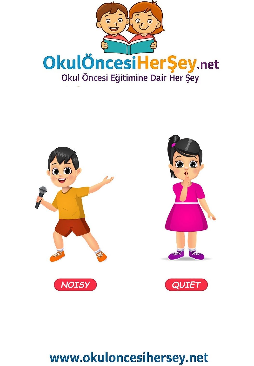 Çocuklar İçin   Zıt Kavramlar  