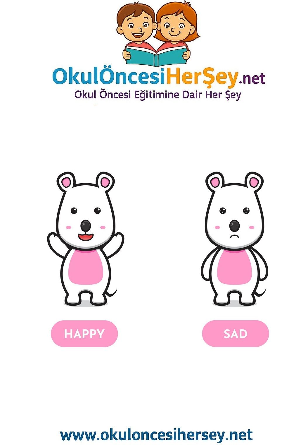 Çocuklar İçin   Zıt Kavramlar  