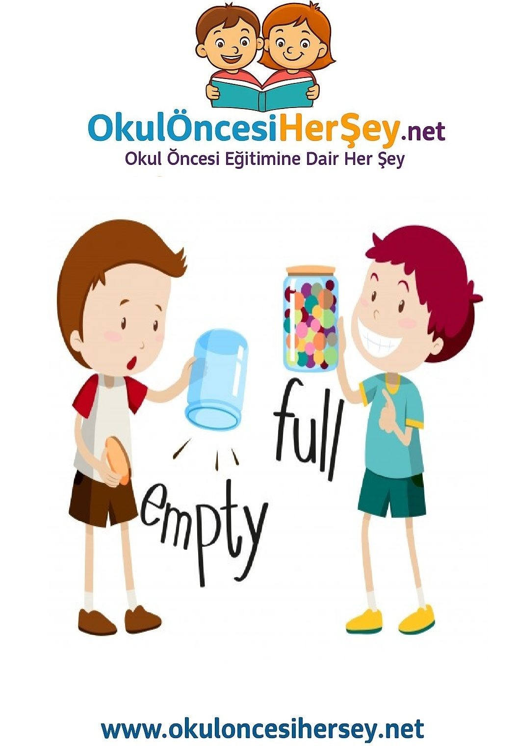 Çocuklar İçin   Zıt Kavramlar  