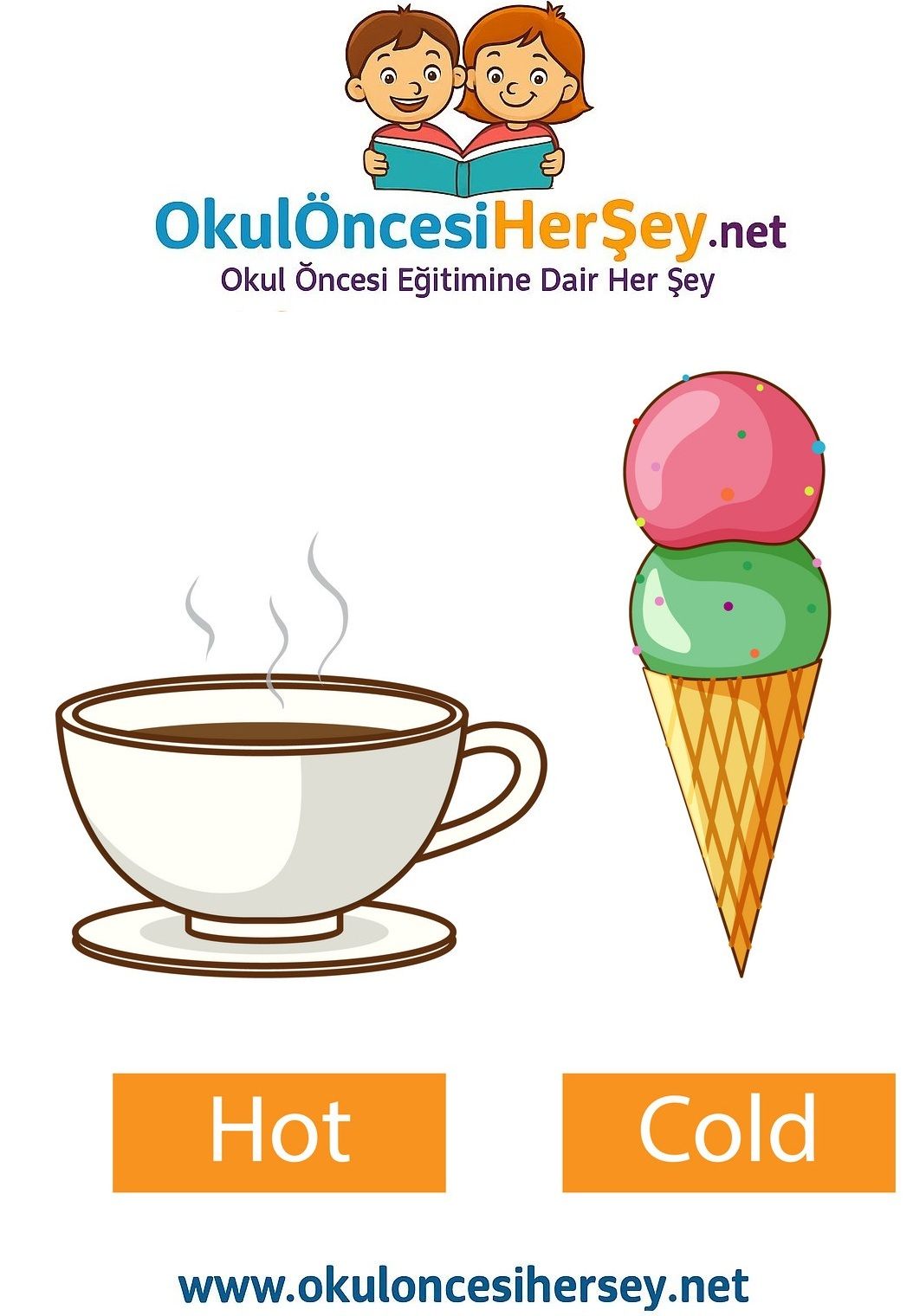 Çocuklar İçin   Zıt Kavramlar  